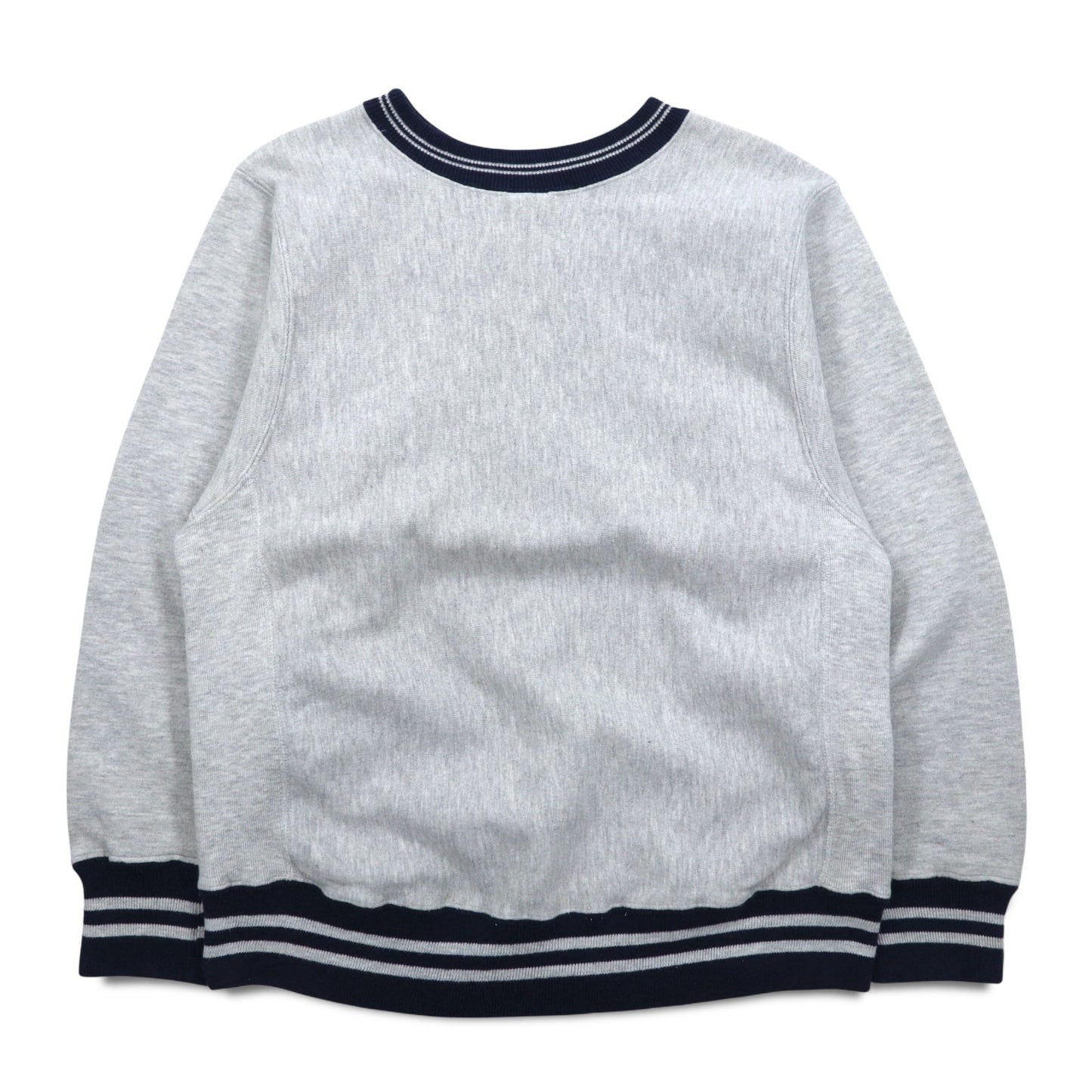 Champion 90年代 USA製 刺繍タグ リバースウィーブ REVERSE WEAVE リブライン スウェット M グレー スクリプトロゴ 刺繍