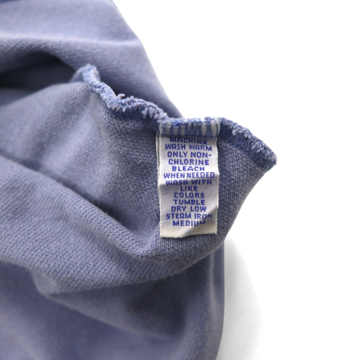 Polo by Ralph Lauren 90年代 ポロシャツ L ブルー コットン 鹿の子 スモールポニー刺繍