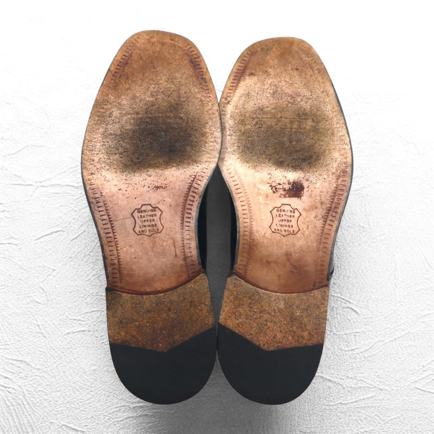 FLORSHEIM キャップトゥ ドレスシューズ 27cm ブラック レザー コンビネーション 18150 01 ブラジル製