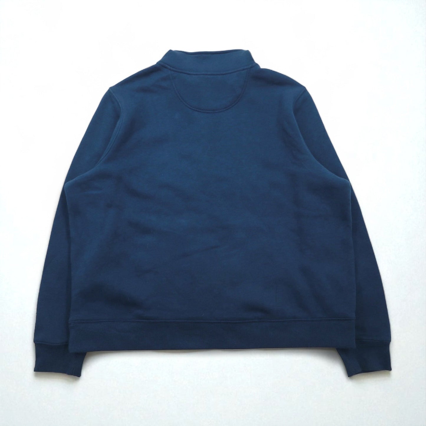 carhartt リラックスフィット ハーフジップ スウェット 2XL Relaxed Fit ブルー 無地 カンガルーポケット 裏起毛 105657