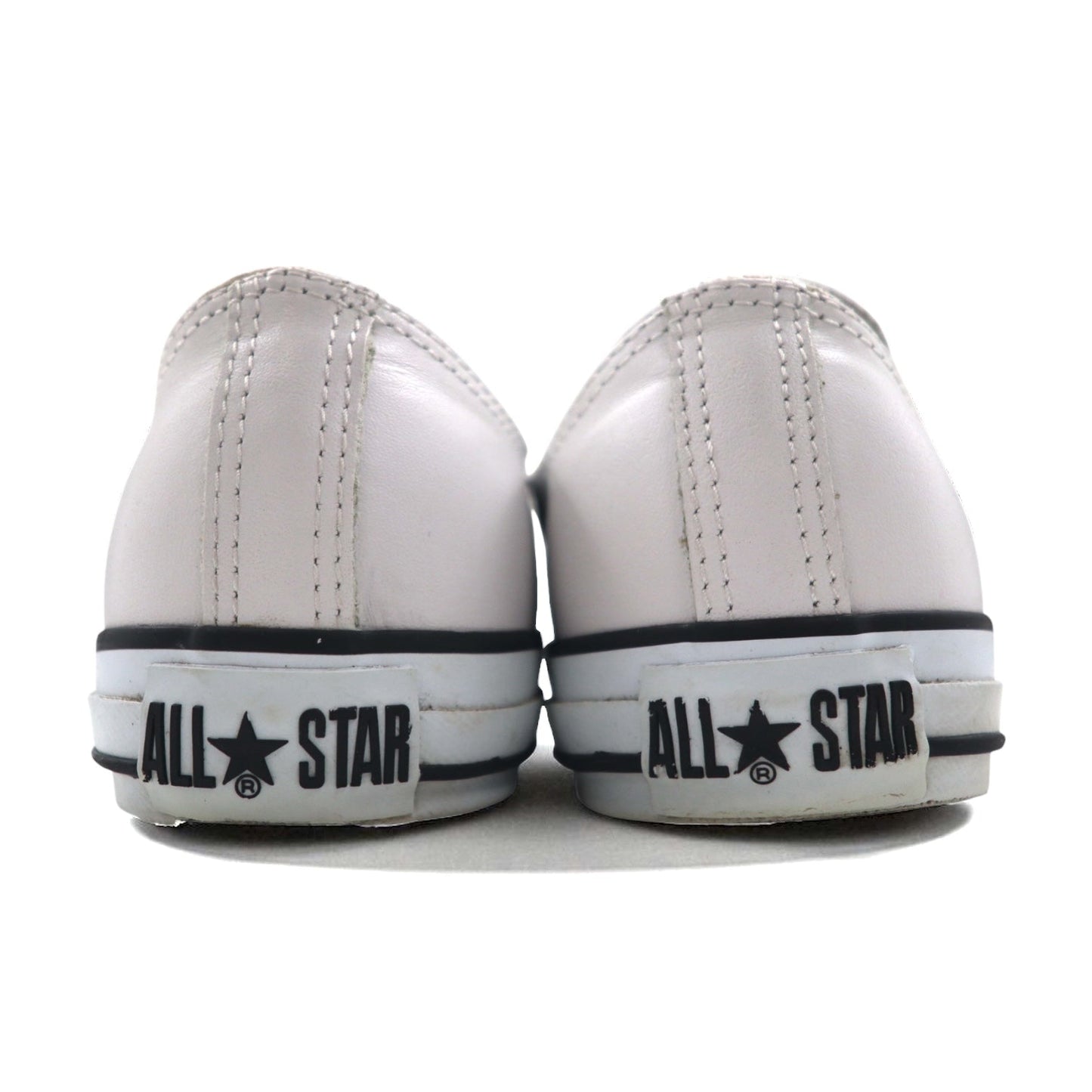 CONVERSE レザーオールスター オックス LEATHER ALL STAR OX スニーカー 27.5cm ホワイト 1B905