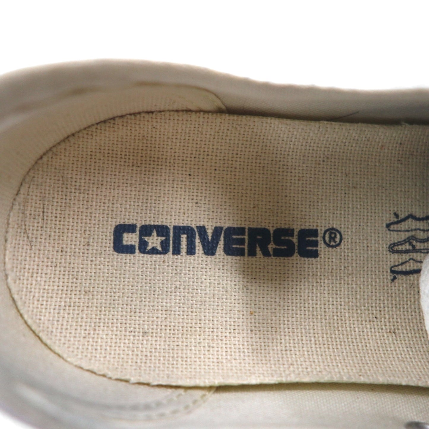 CONVERSE レザーオールスター オックス LEATHER ALL STAR OX スニーカー 27.5cm ホワイト 1B905