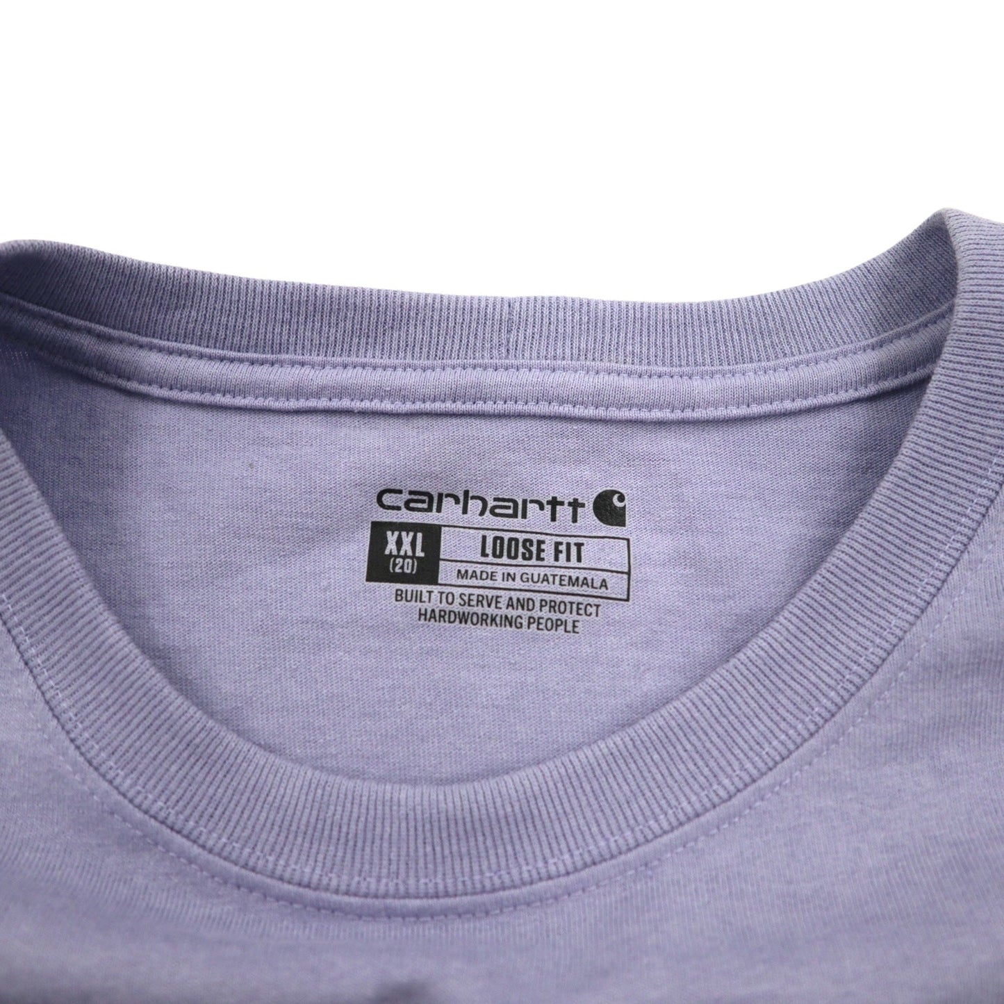 carhartt ルーズフィット ポケット Tシャツ ポケTee 2XL LOOSE FIT パープル コットン