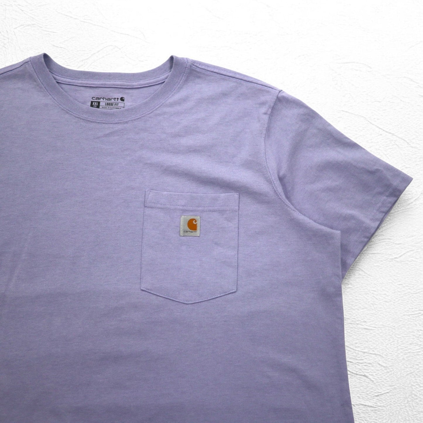 carhartt ルーズフィット ポケット Tシャツ ポケTee 2XL LOOSE FIT パープル コットン