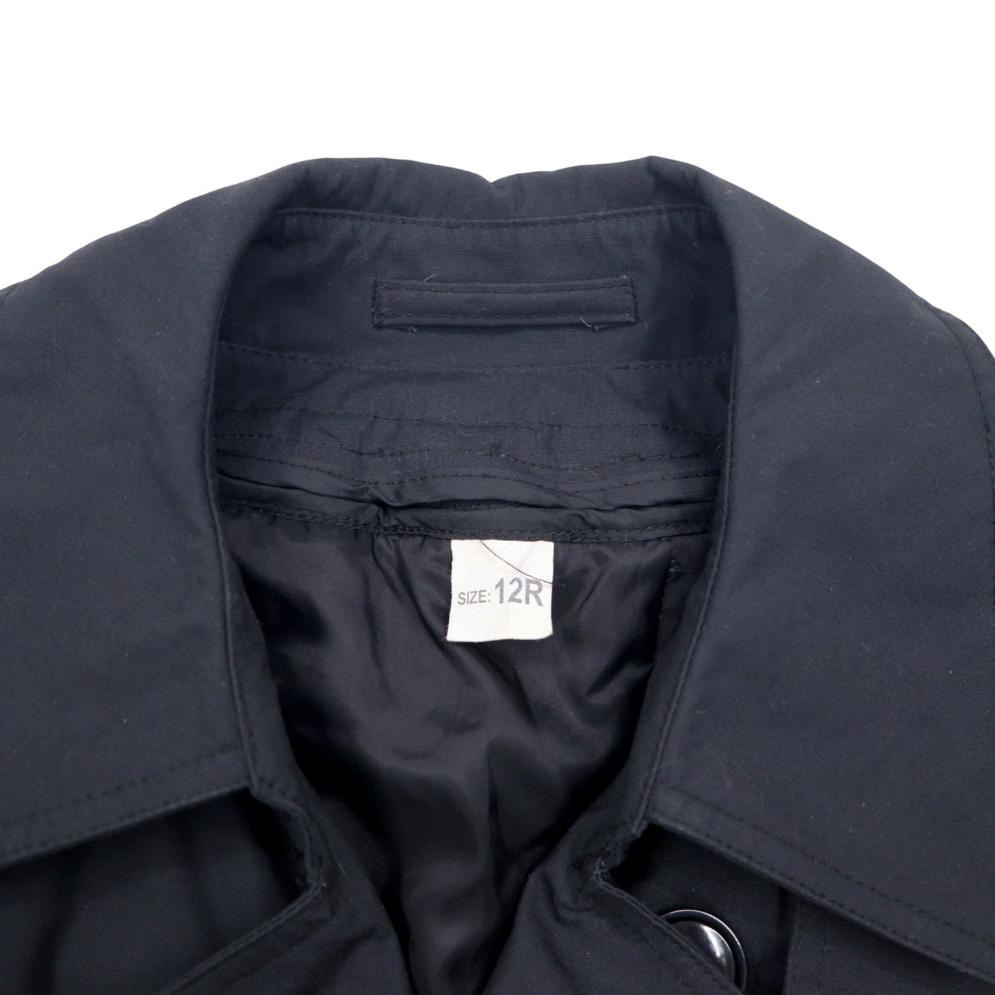 US ARMY COAT ALL WEATHER 米軍 オールウェザーコート トレンチコート XL ブラック キルティングライナー着脱式 ミリタリー 8410-01-308-8659 DSCP