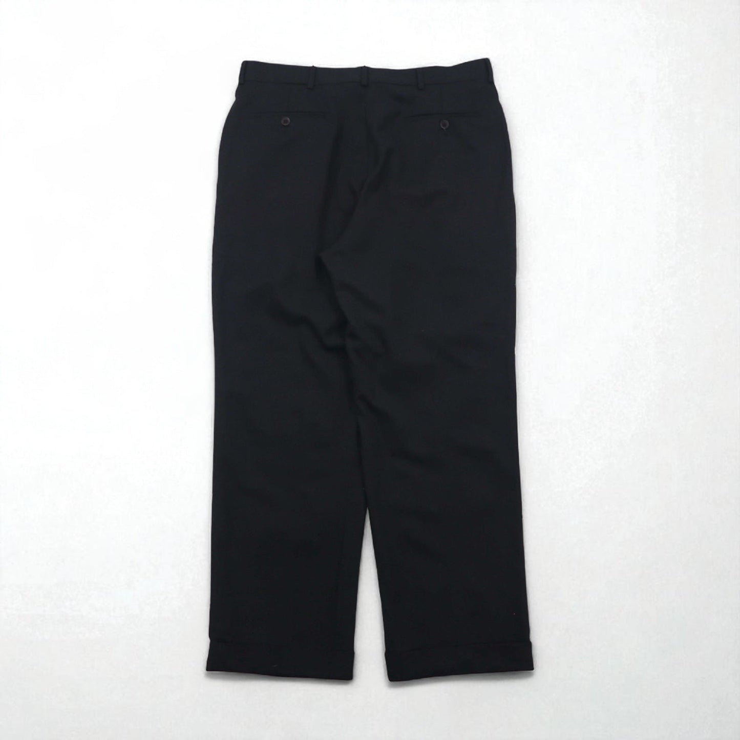 NAUTICA 2タック ワイド スラックスパンツ L グレー ウール