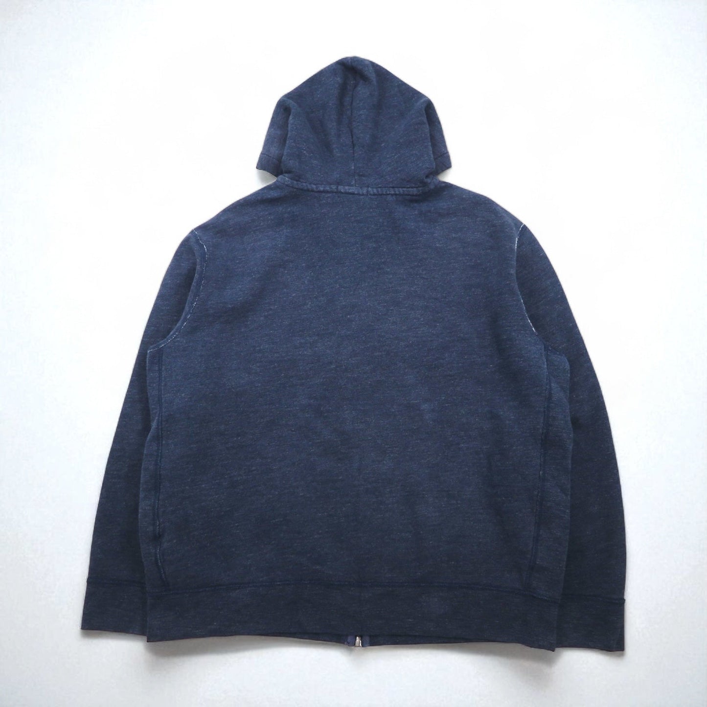 POLO RALPH LAUREN リバースウィーブ フルジップパーカー 2XL ネイビー スモールポニー刺繍