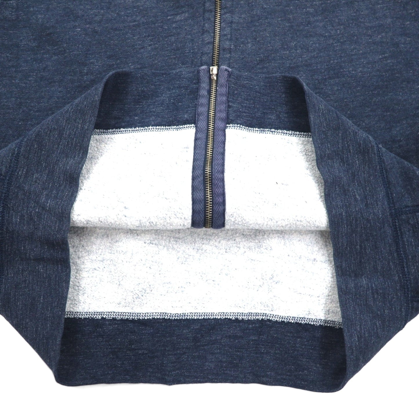 POLO RALPH LAUREN リバースウィーブ フルジップパーカー 2XL ネイビー スモールポニー刺繍
