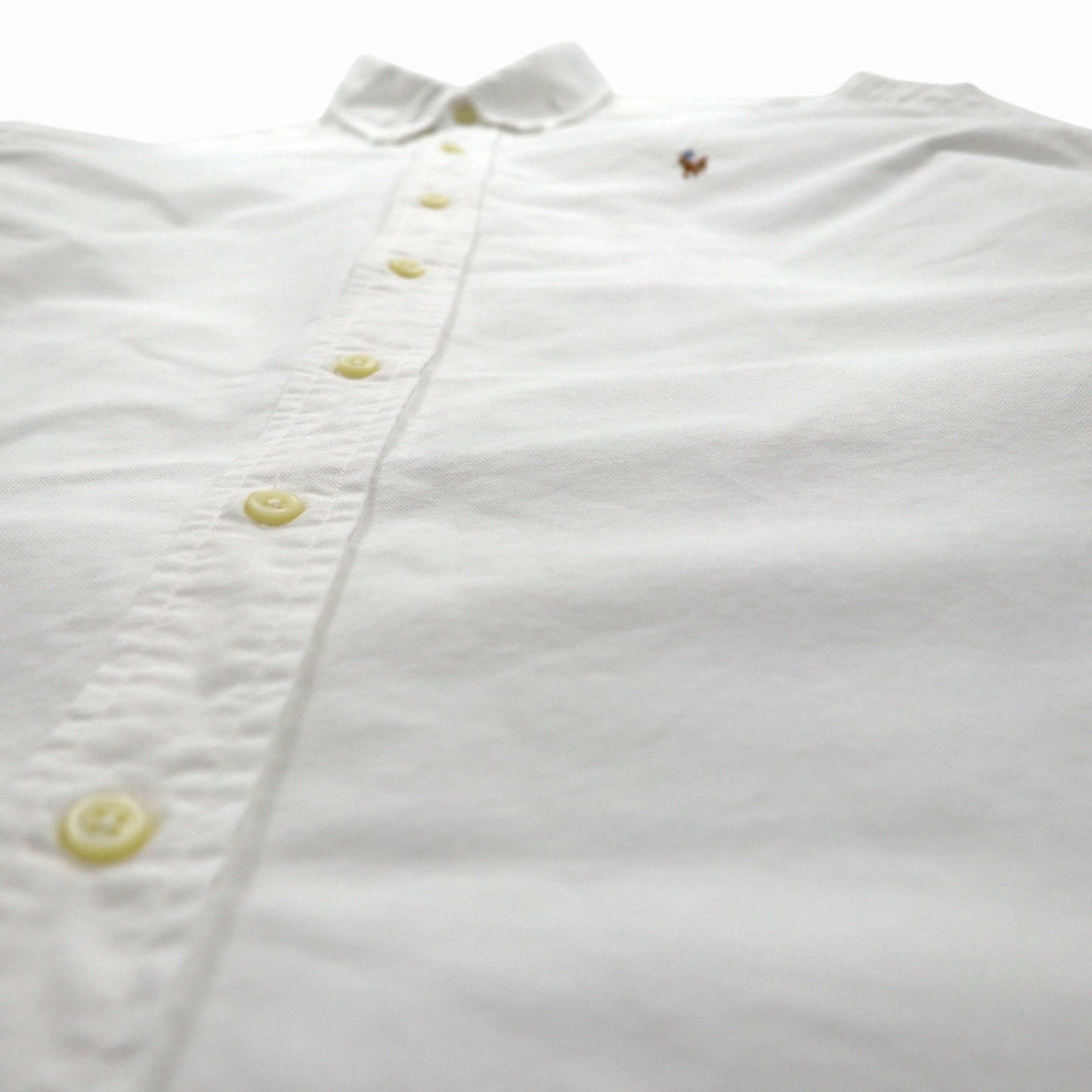 RALPH LAUREN クラシックフィット オックスフォード ボタンダウンシャツ M ホワイト コットン スモールポニー刺繍