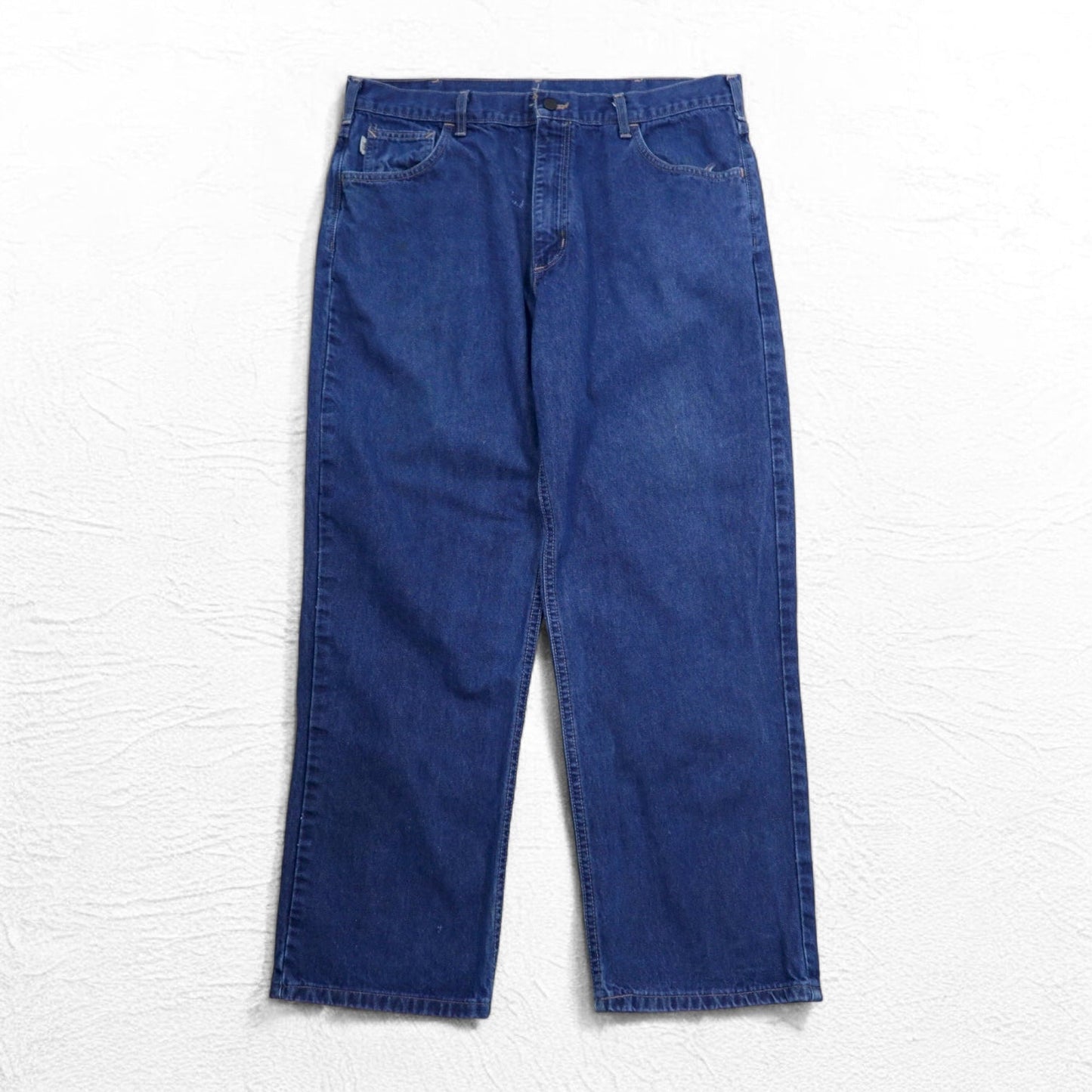 carhartt USA製 FR Flame Resistant 難燃 デニムパンツ L インディゴ ブルー UFCW FRB100DNM