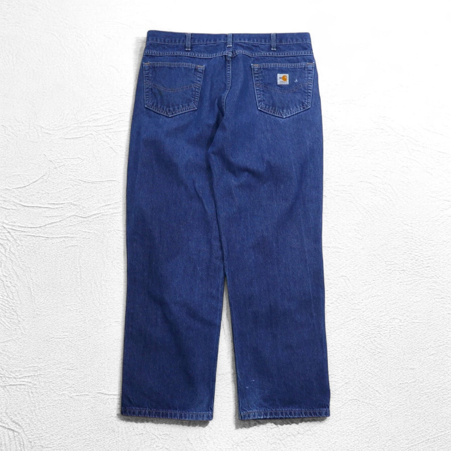 carhartt USA製 FR Flame Resistant 難燃 デニムパンツ L インディゴ ブルー UFCW FRB100DNM