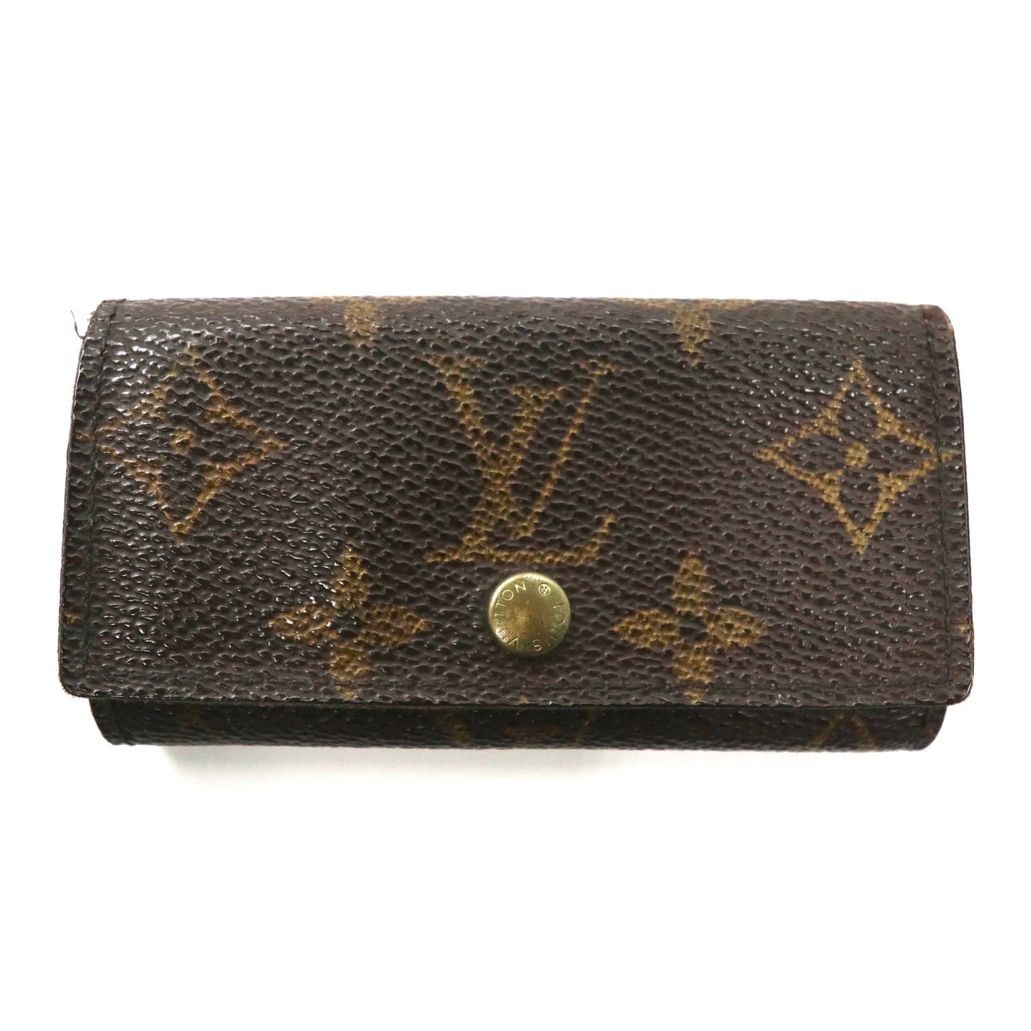 LOUIS VUITTON 4連キーケース ブラウン モノグラム ミュルティクレ4 M69517 フランス製