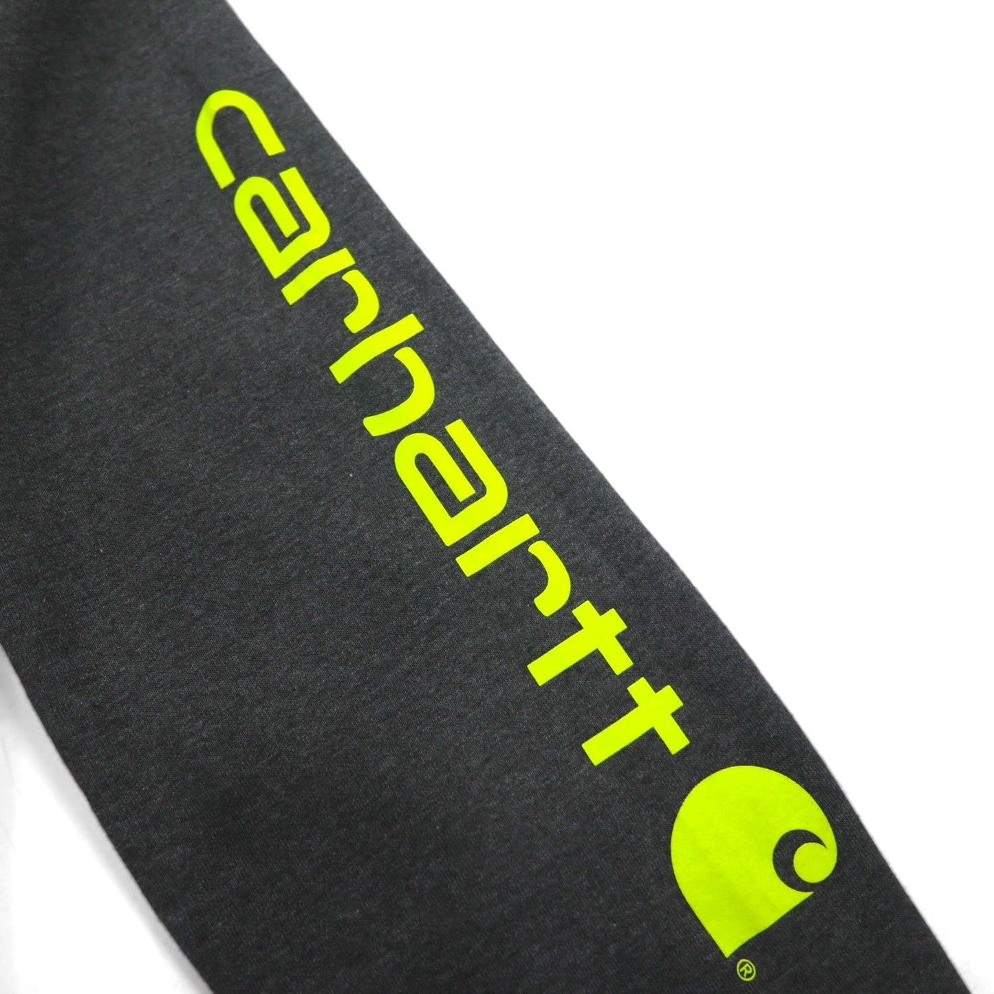 carhartt ルーズフィット ミッドウェイト ロゴ スリーブ フーディー パーカー Loose Fit Midweight M グレー 裏起毛 袖ロゴ K288 メキシコ製
