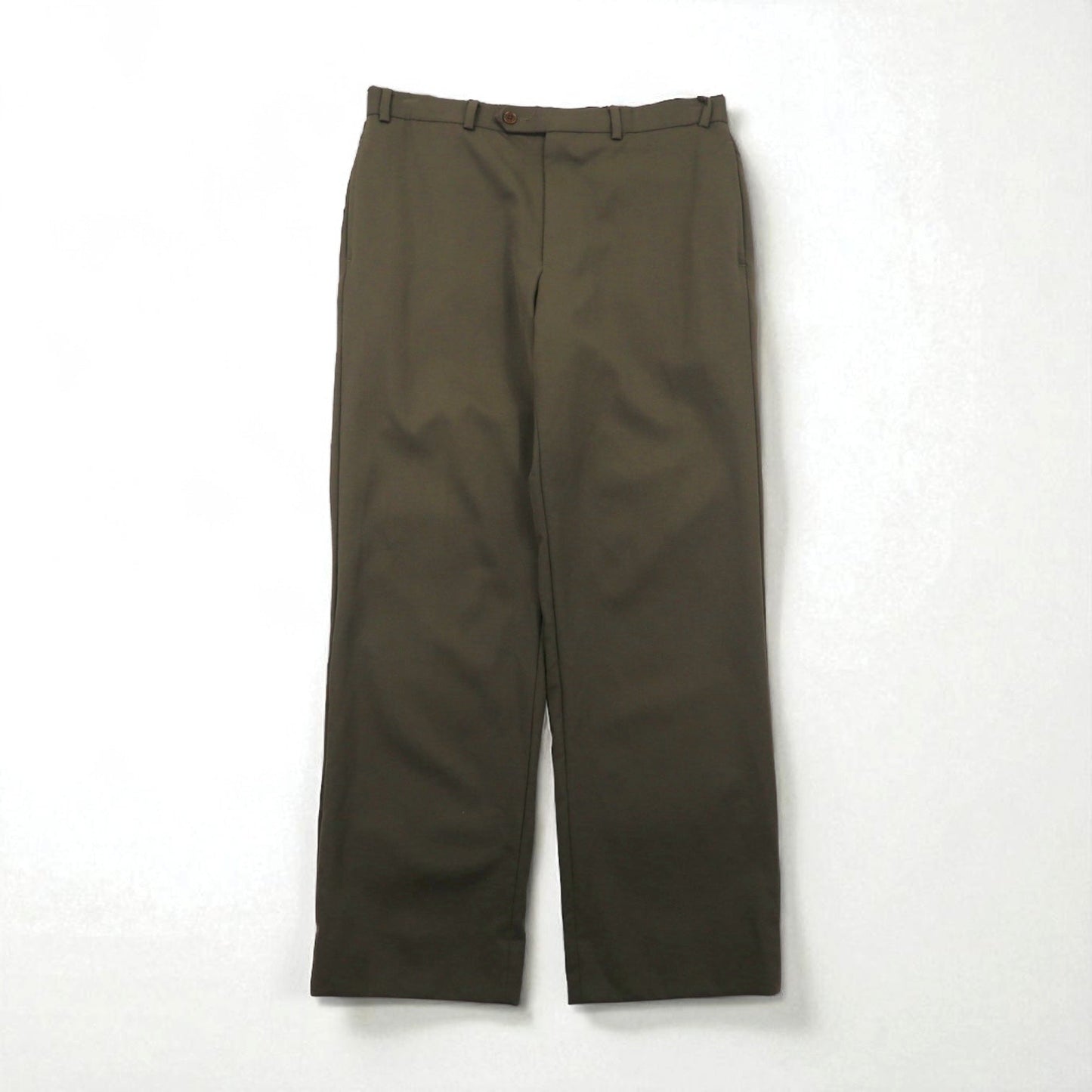 BROOKS BROTHERS 346 スラックスパンツ MADISON FIT M カーキ ウール