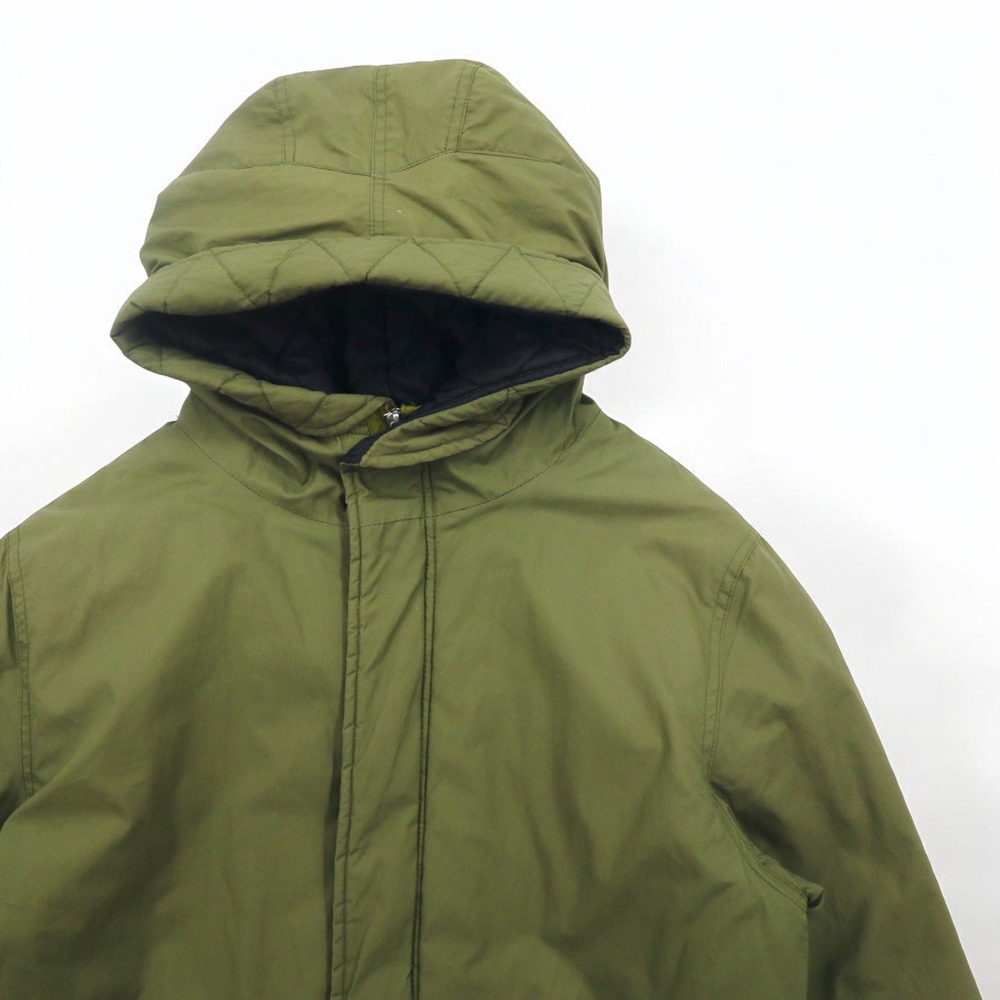 Denime モッズコート フィールドパーカー M カーキ 中綿 キルティングライナー DM15AW-223