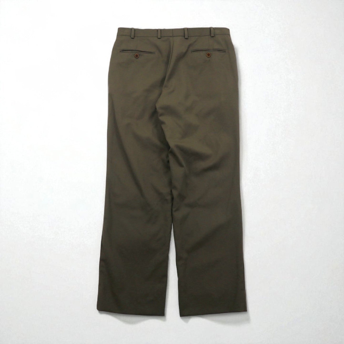 BROOKS BROTHERS 346 スラックスパンツ MADISON FIT M カーキ ウール
