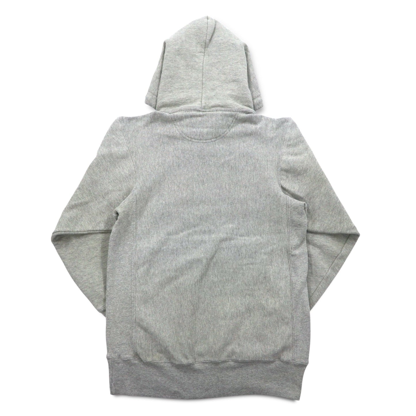 Champion リバースウィーブ REVERSE WEAVE プルオーバーパーカー S グレー カレッジ CUSHING FOOTBALL メキシコ製