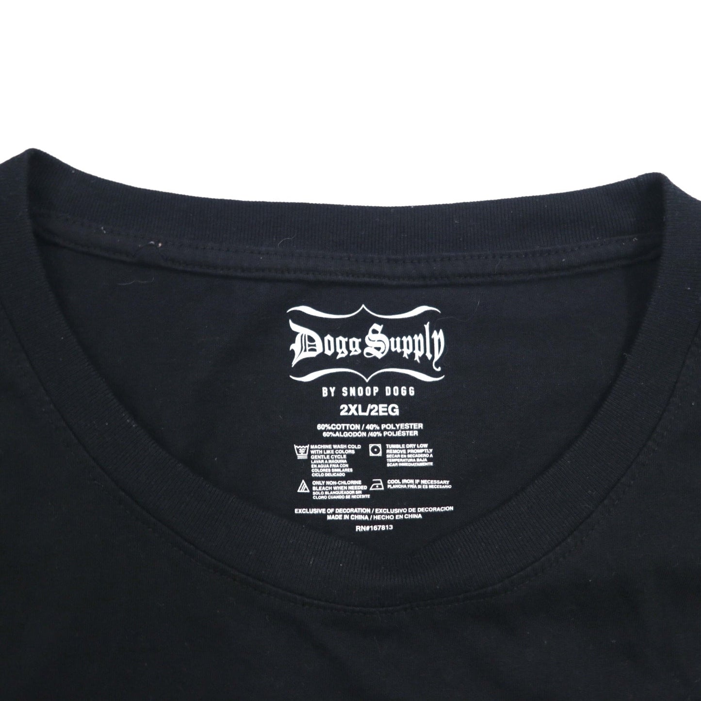 Dogg Supply by SNOOP DOGG スヌープドッグ ヒップホップ Tシャツ 2XL ブラック コットン