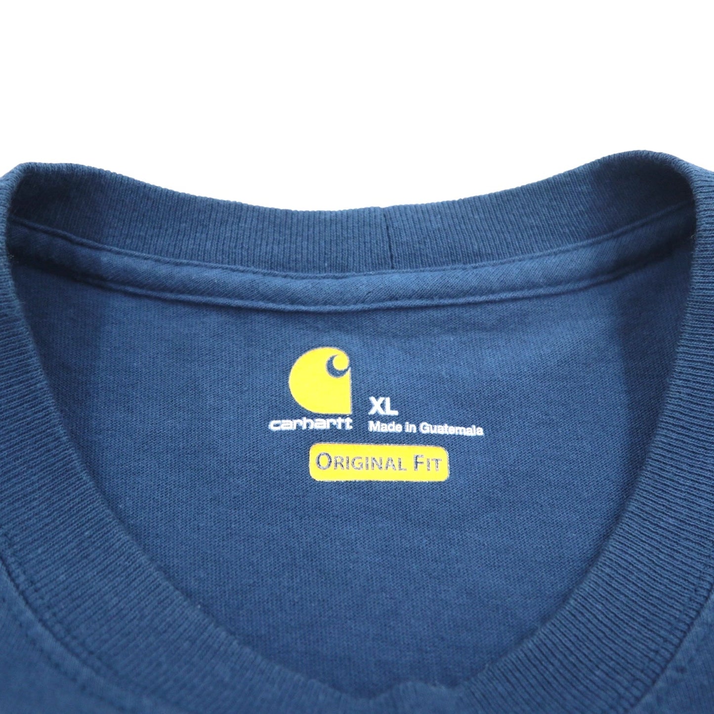carhartt オリジナルフィット ポケット Tシャツ ポケTee XL ORIGINAL FIT ネイビー コットン