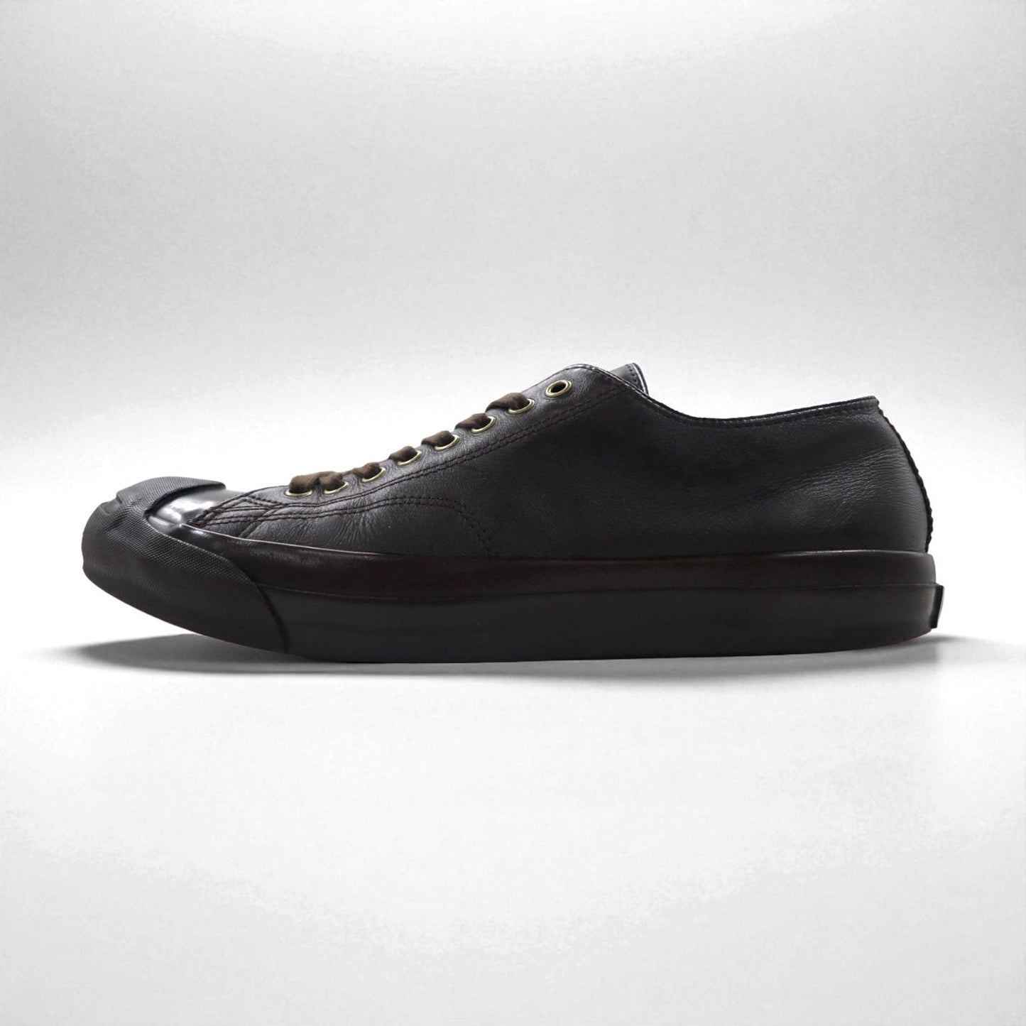 CONVERSE オールレザー ジャックパーセル JACK PURCELL スニーカー 26.5cm ブラウン 記念モデル 1C273