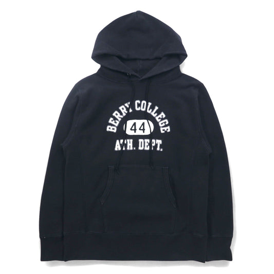 Cheswick ( 東洋エンタープライズ ) リバースウィーブ プルオーバー パーカー L ブラック BERRY COLLEGE