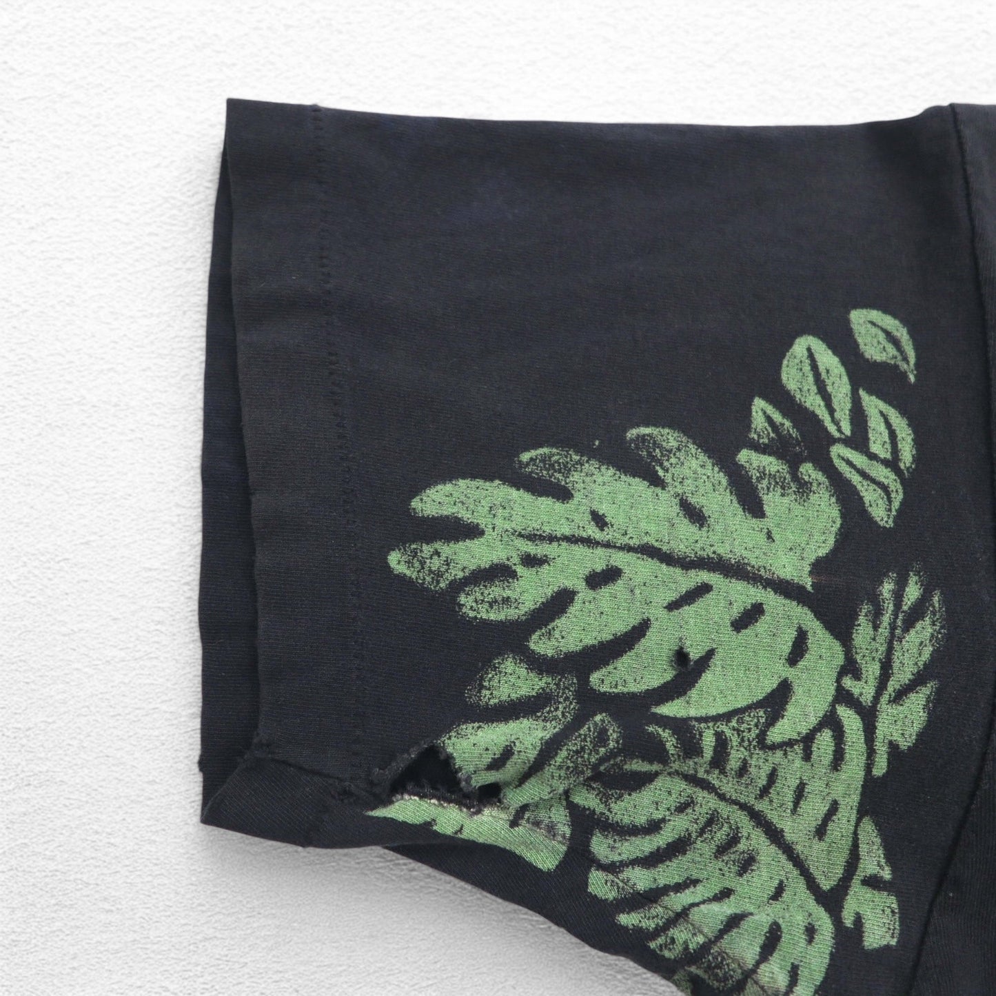 USA製 80年代 FRUIT OF THE LOOM シングルステッチ 総柄 アニマル Tシャツ 2XL ブラック コットン