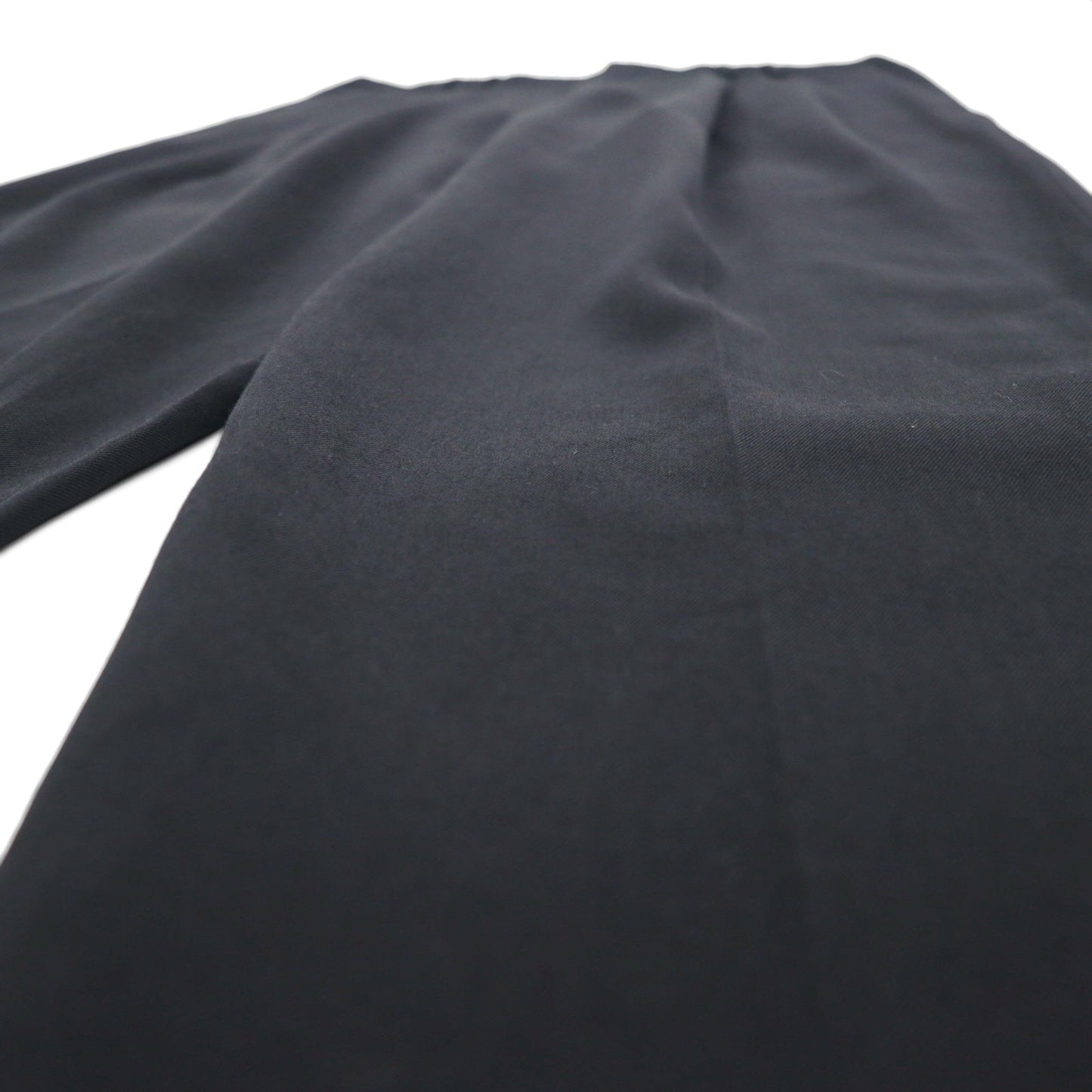 DOCKERS ( Levi's ) DRESS SLACKS 90年代 2タック ワイド スラックスパンツ L ブラック ポリエステル ウール