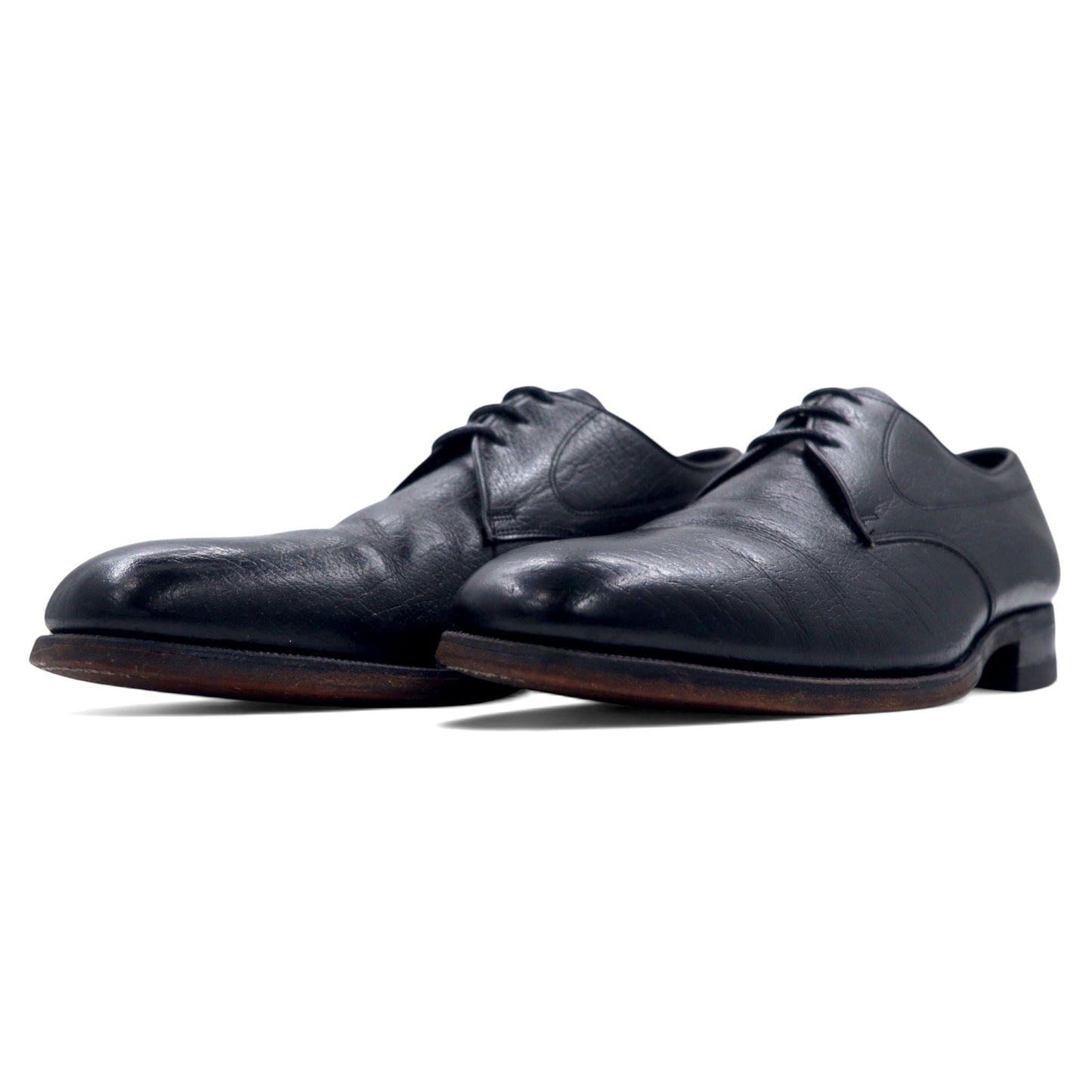 FLORSHEIM 80年代 プレーントゥ ダービー ドレスシューズ 27.5cm ブラック レザー 21804