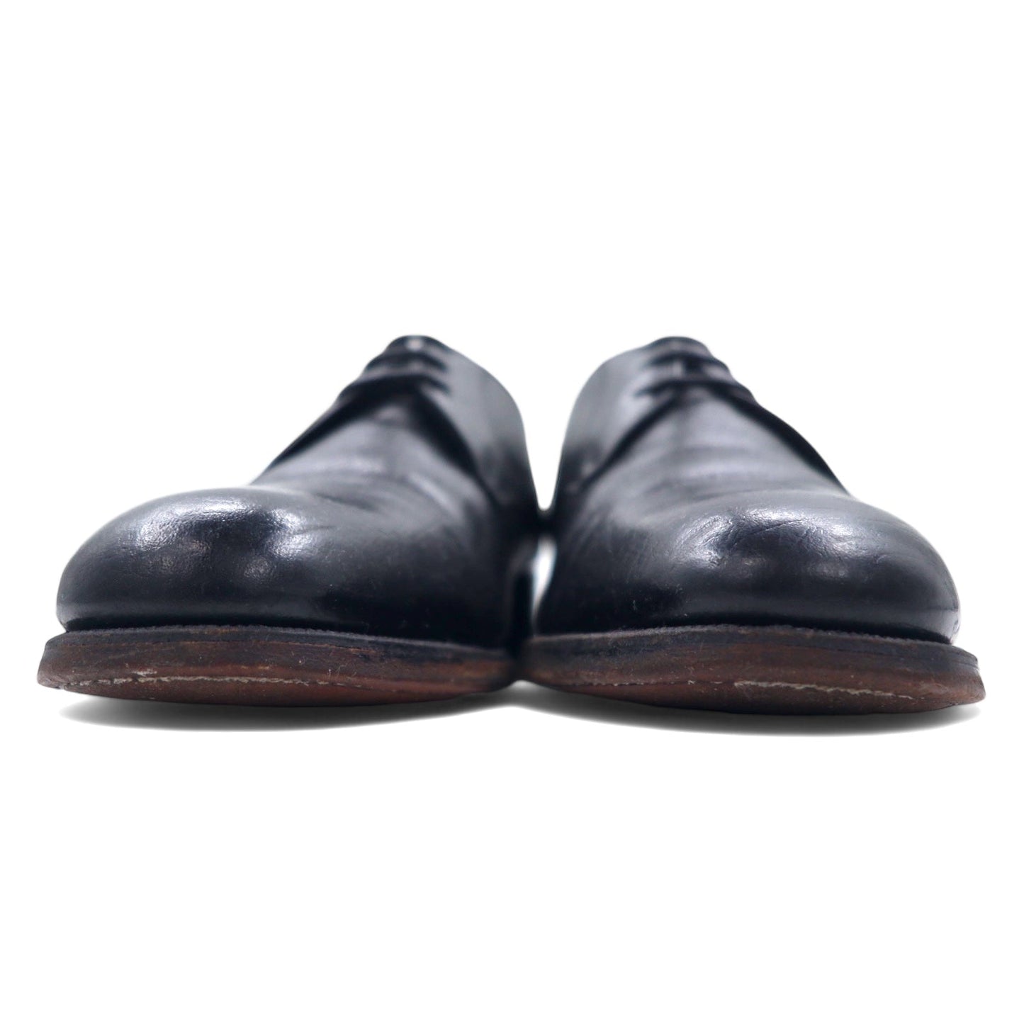 FLORSHEIM 80年代 プレーントゥ ダービー ドレスシューズ 27.5cm ブラック レザー 21804