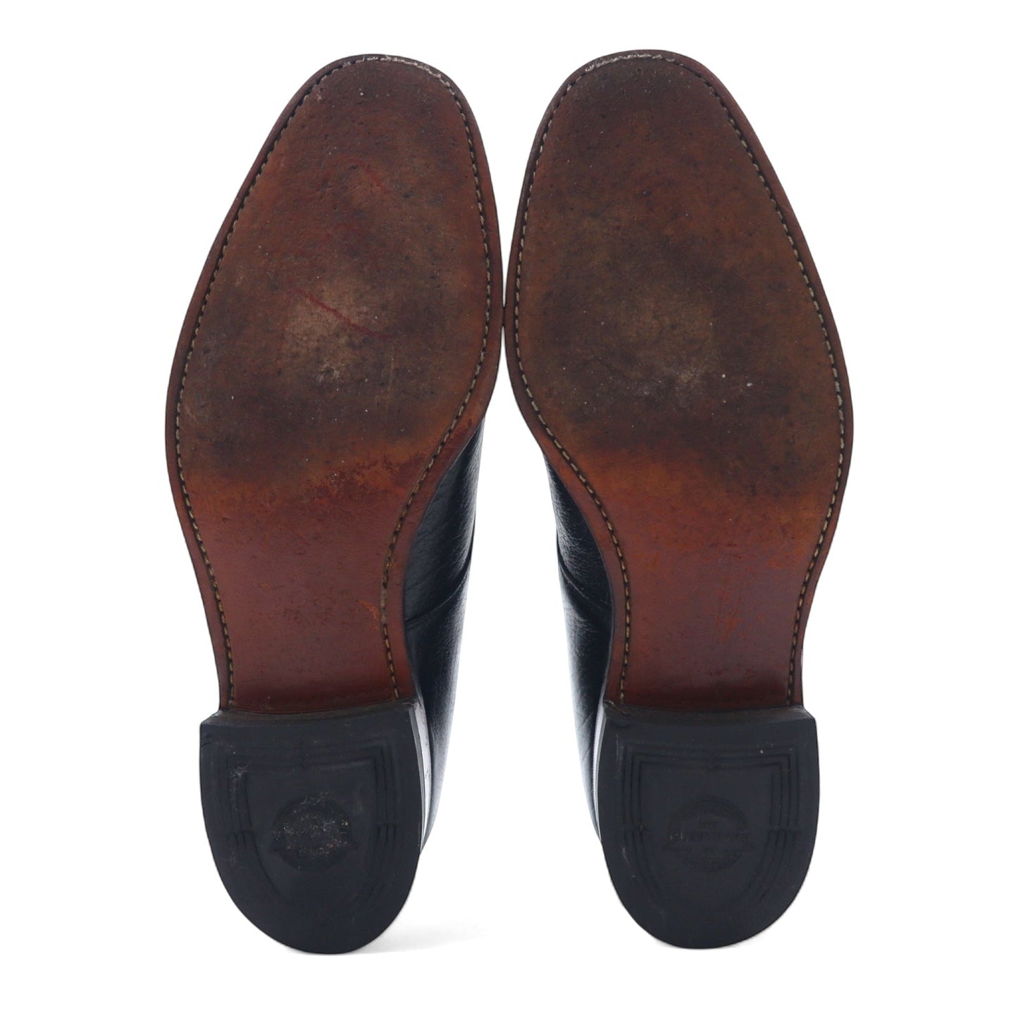 FLORSHEIM 80年代 プレーントゥ ダービー ドレスシューズ 27.5cm ブラック レザー 21804