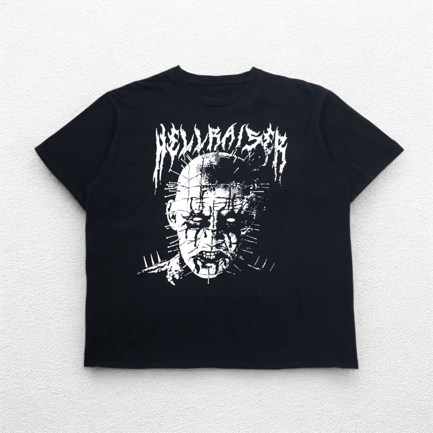 HELLRAISER ヘルレイザー Pinhead Cenobite ホラー ムービー Tシャツ XL ブラック コットン