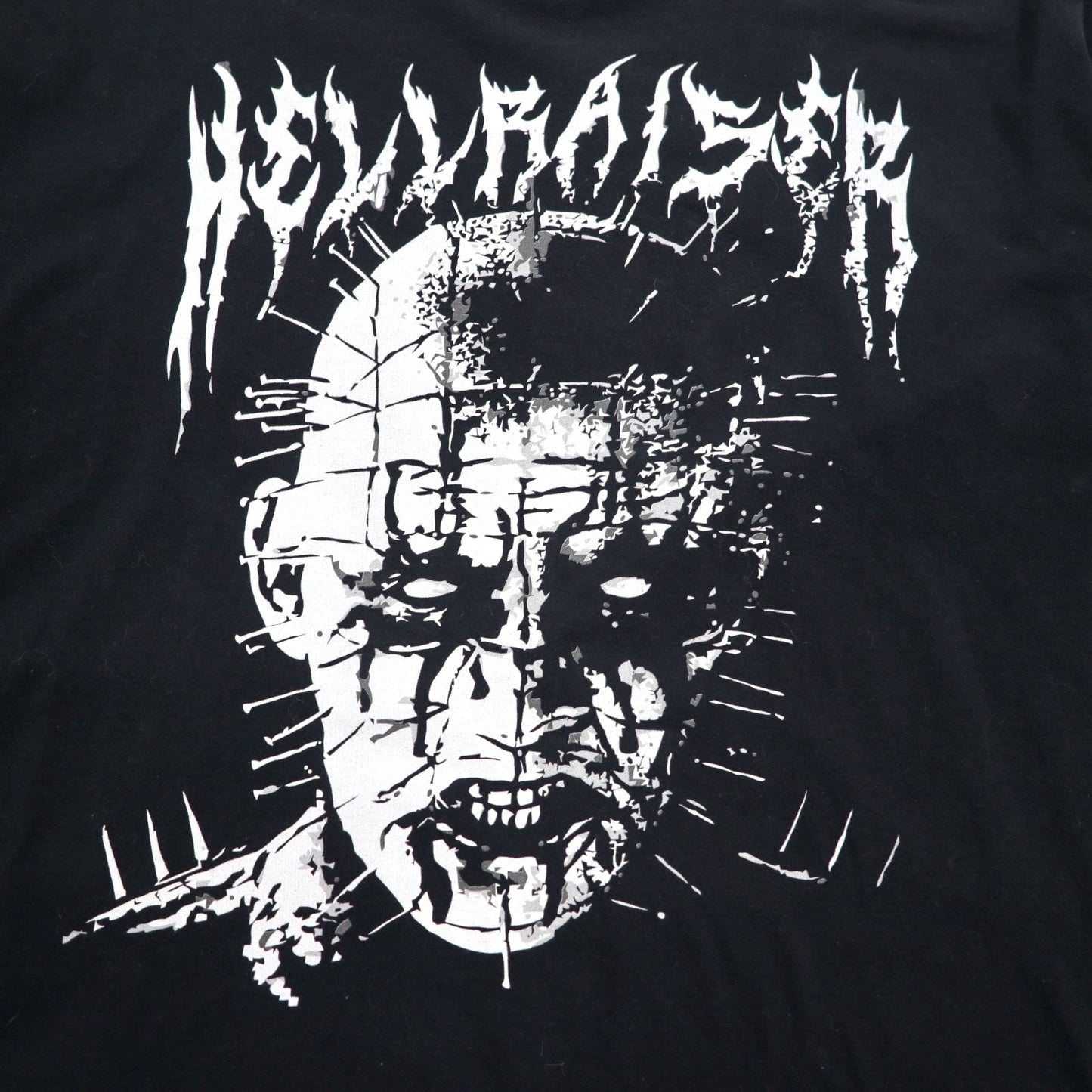 HELLRAISER ヘルレイザー Pinhead Cenobite ホラー ムービー Tシャツ XL ブラック コットン