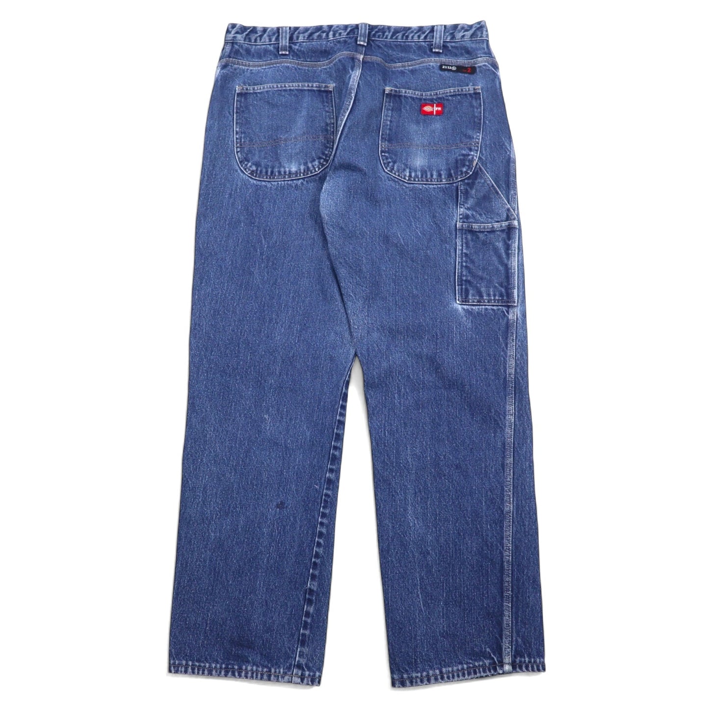 DICKIES FR バギー ワイド デニムパンツ 難燃性 ペインターパンツ 40 ブルー コットン FR Flame Resistant メキシコ製