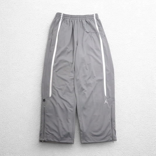 JORDAN BRAND ( NIKE ) サイドライン ワイド トラックパンツ ジャージ 2XL グレー ポリエステル 404314-075