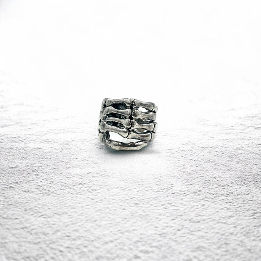 Vintage Silver Bone Ring ボーンハンド リング 指輪 17号 シルバー 925 スケルトン ゴシック パンク ロック