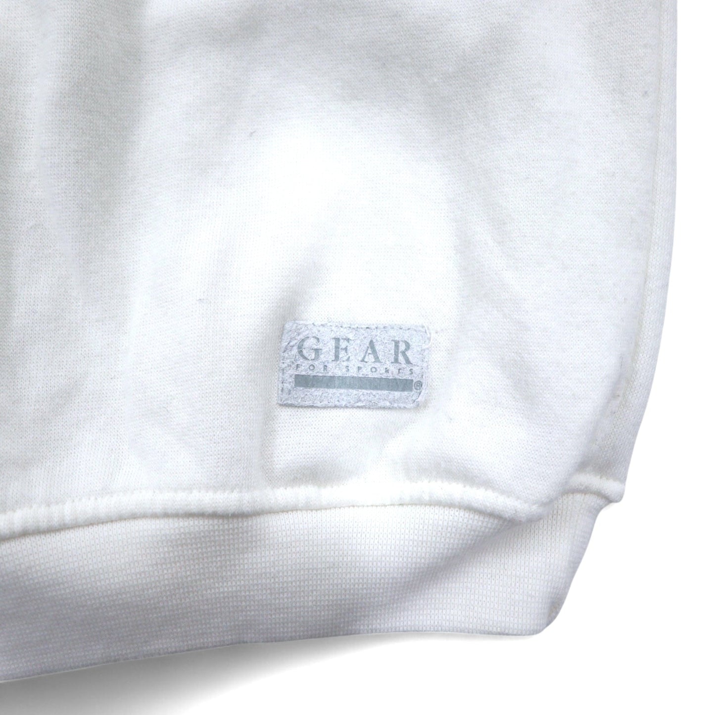 90年代 GEAR FOR SPORTS プリント スウェット L グレー コットン ポリエステル 裏起毛 STAR SHIP OCEANIC