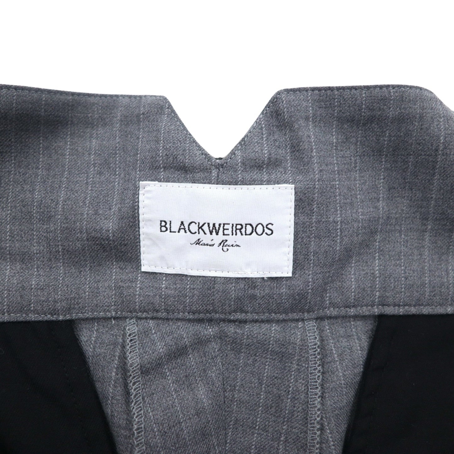 Blackweirdos ボンテージ スラックス パンツ XL グレー Deformed Bondage pants 日本製