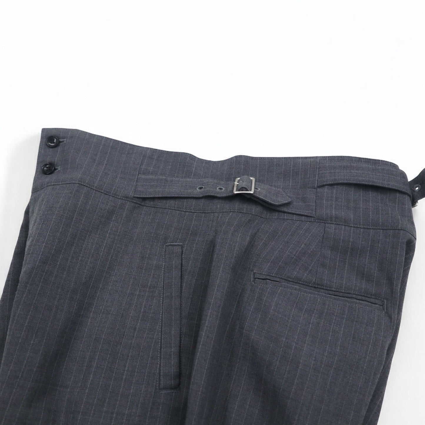 Blackweirdos ボンテージ スラックス パンツ XL グレー Deformed Bondage pants 日本製