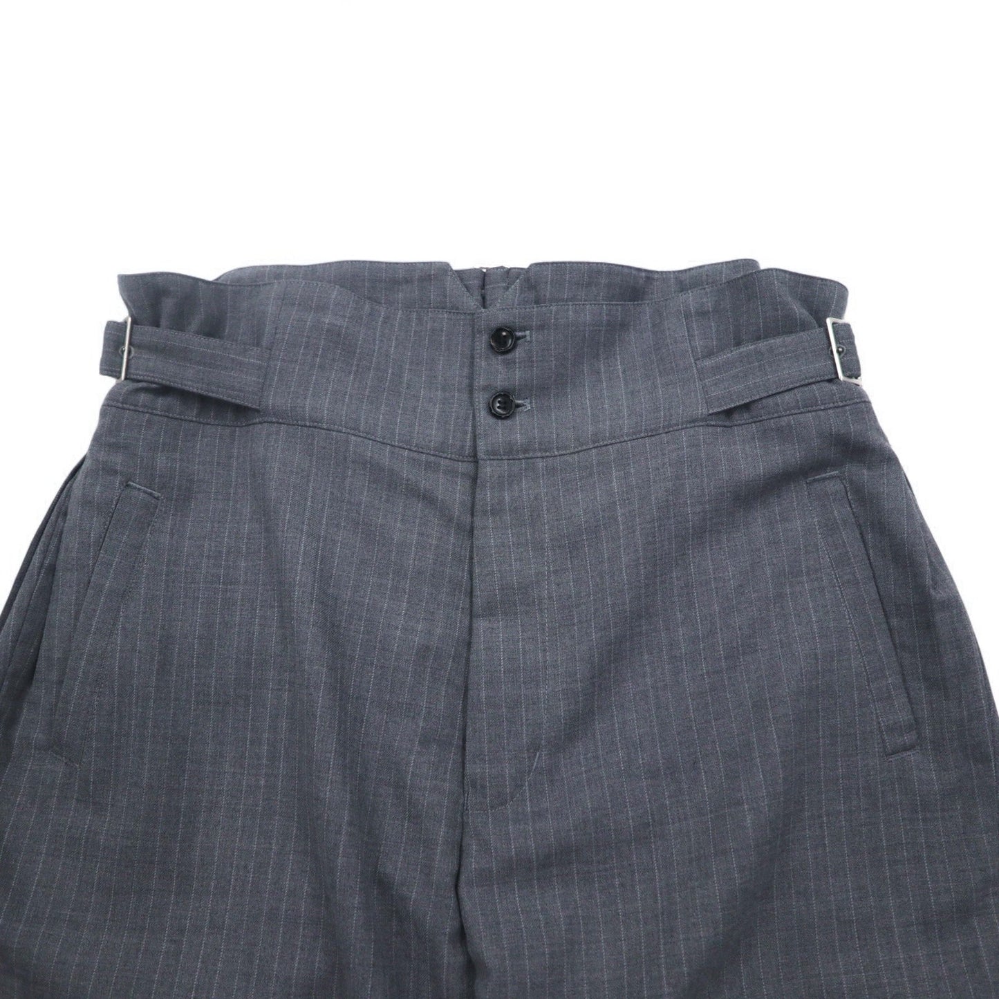 Blackweirdos ボンテージ スラックス パンツ XL グレー Deformed Bondage pants 日本製