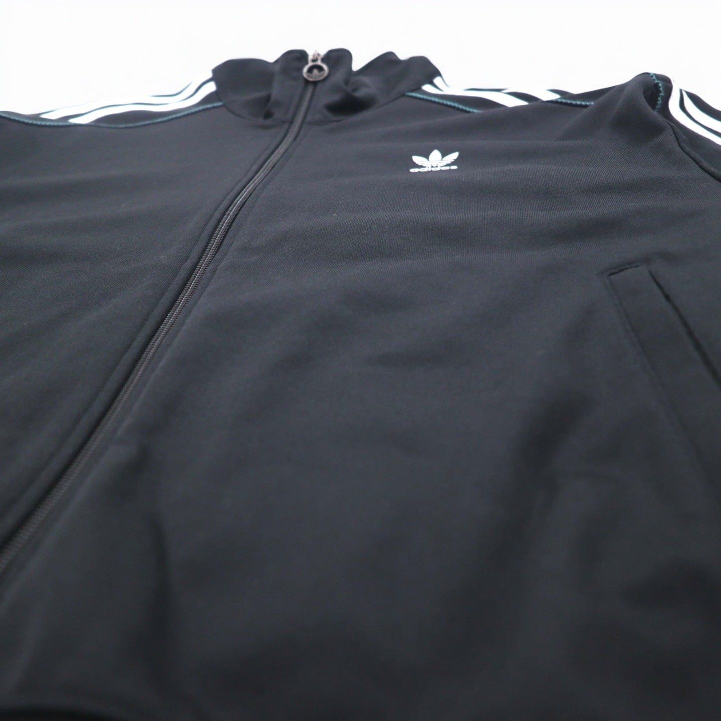 adidas Originals トラックジャケット ジャージ XL ブラック トレフォイルロゴ 3ストライプ Gender Neutral HS2628