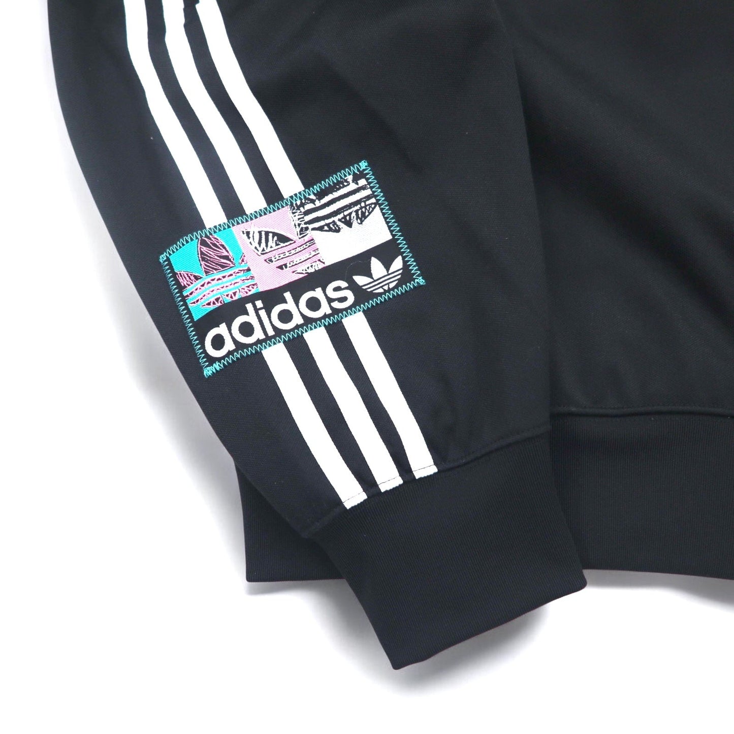adidas Originals トラックジャケット ジャージ XL ブラック トレフォイルロゴ 3ストライプ Gender Neutral HS2628