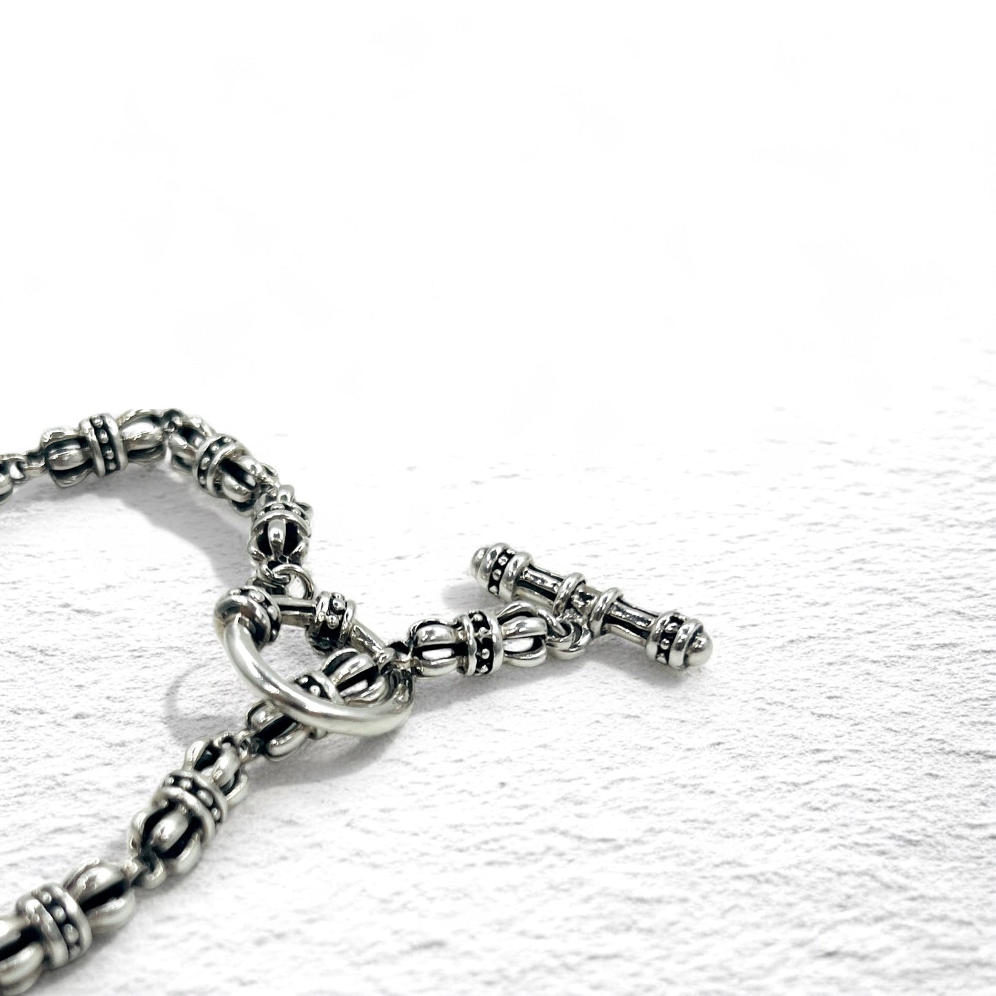 Vintage Gothic Chain Blacelet トグル チェーン ブレスレット シルバー 925 ゴシック クラウン
