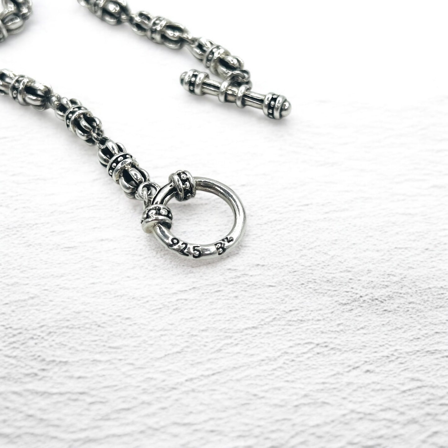 Vintage Gothic Chain Blacelet トグル チェーン ブレスレット シルバー 925 ゴシック クラウン