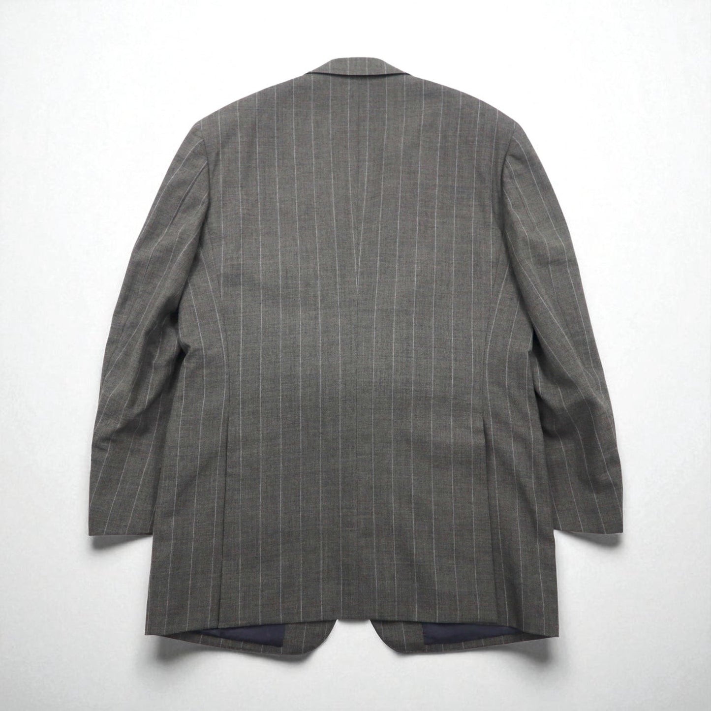 Polo by Ralph Lauren 90年代 3ピース スーツ セットアップ L グレー ストライプ ウール 日本製