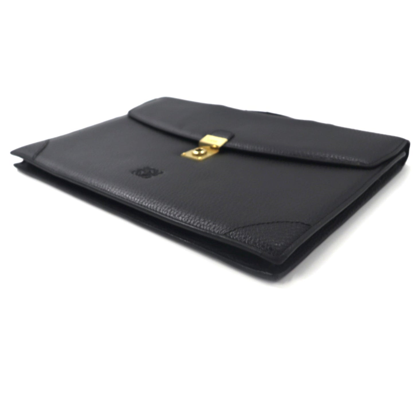 LOEWE ビジネスバッグ ブリーフケース アナグラム ブラック レザー