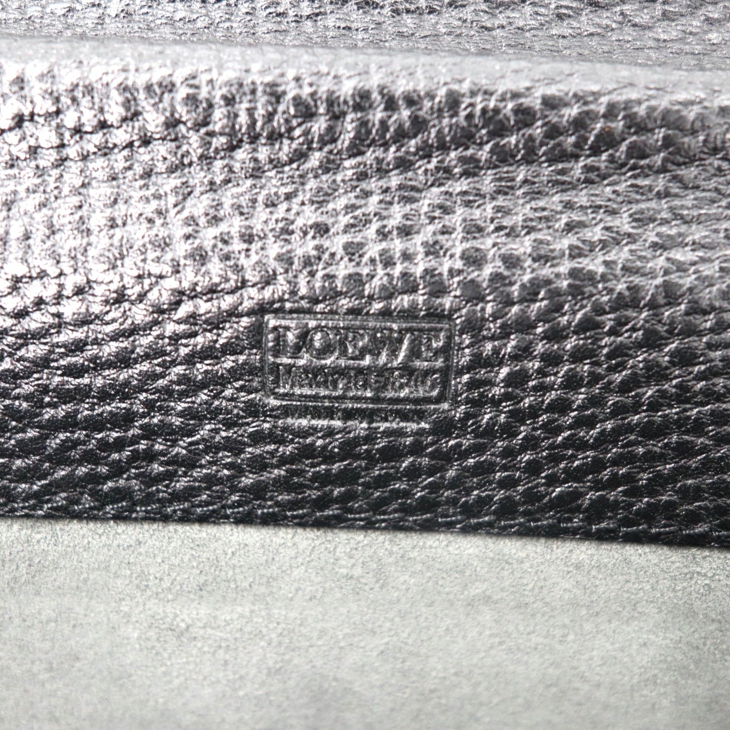 LOEWE ビジネスバッグ ブリーフケース アナグラム ブラック レザー