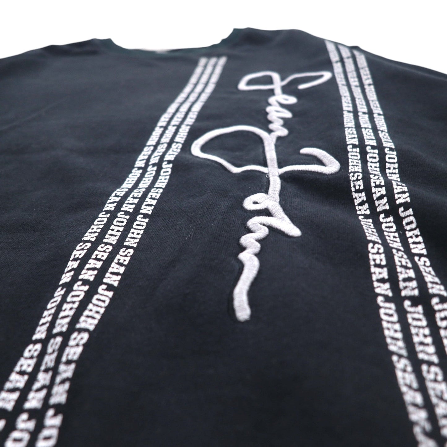 Sean John 90年代 クルーネック スウェット XL ブラック コットン