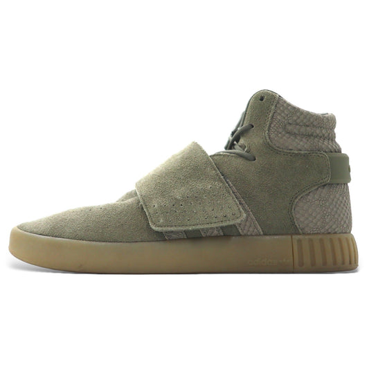adidas originals チュブラー インベーダー ストラップ スニーカー 28cm カーキ スエードレザー TUBULAR INVADER STRAP BB8391