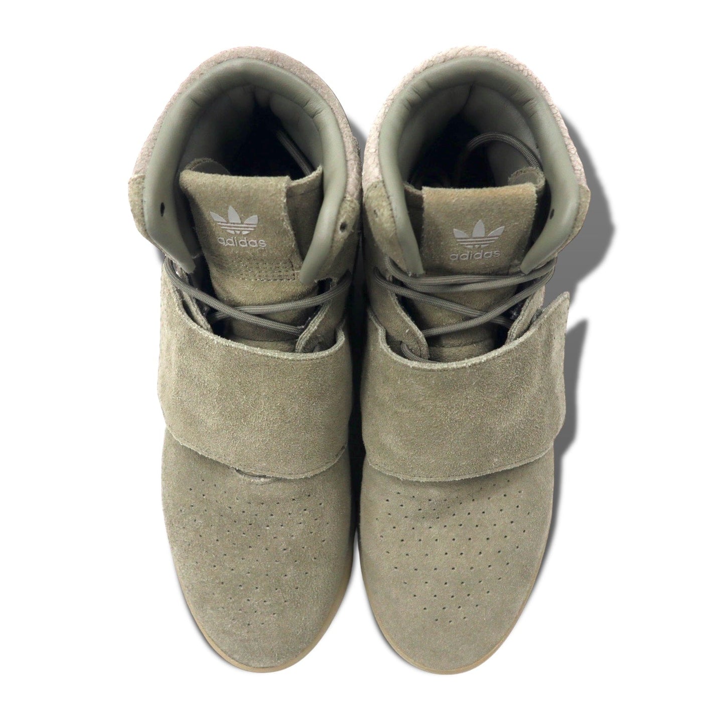 adidas originals チュブラー インベーダー ストラップ スニーカー 28cm カーキ スエードレザー TUBULAR INVADER STRAP BB8391