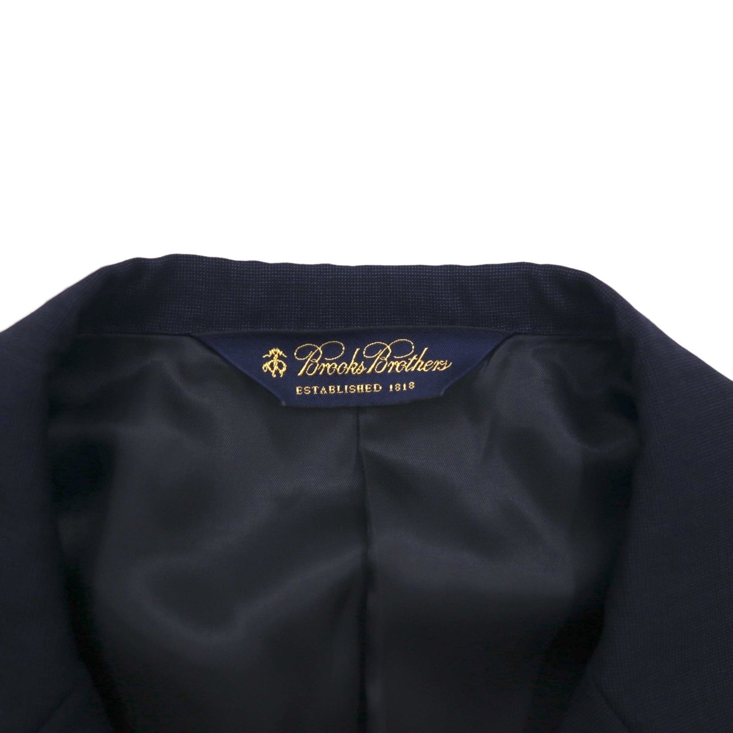 Brooks Brothers 3B スーツ セットアップ M ネイビー ウール 2タック ワイド